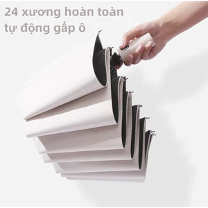 Ô gấp tự động 24 xương chống mưa và chống nắng với ô cầm tay Kích thước nhỏ bất tiện