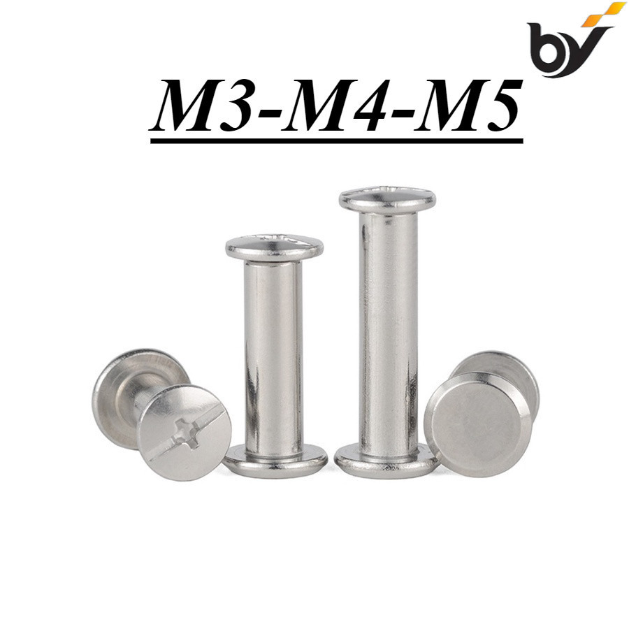 【XP】Pake M3 M4 M5 đinh tán vặn ren inox 304 đầu Đinh tán inox | Shopee ...