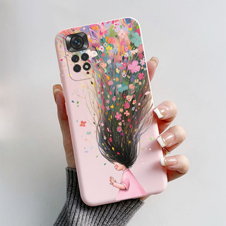 Dành Cho Xiaomi Redmi Note 11 Pro Max 11S Ốp Lưng Silicon Mềm Thiết Kế Mới 2024 Phi Hành Gia In Hình Bảo Vệ TPU Cho Redmi Note11 11 S Vỏ
