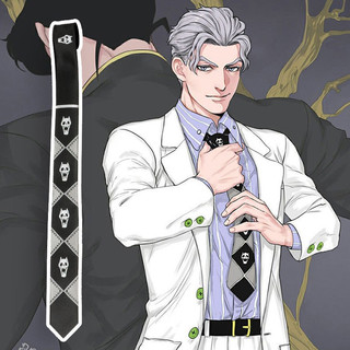 Phiên Bản Nhật Bản Đồng Thương Hiệu Bé Gái Miễn Phí Kỳ Dị Tốt Lành Bóng Anime Hàng Hóa Kira JOJO Nam Dây Kéo JK Tie COS