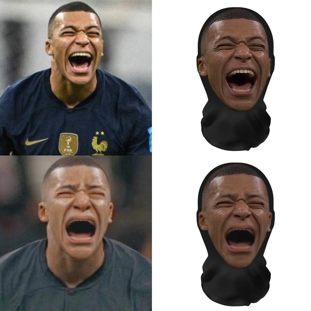 Học Ngôi Sao Bóng Đá Ngộ nghĩnh Neymar Ronaldo Mặt Hiệu Suất Đồ Chơi Prank Toàn Mặt Mũ Dành Cho Người H5d2
