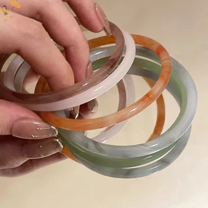 Vòng tay giả đá mã não dành cho nữ Vòng tay tinh tế Phụ kiện thời trang Vòng tay Jingle Quà tặng VN