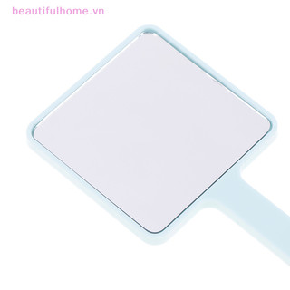 [Beautifulhome] Gương trang điểm cầm tay Gương trang điểm vuông có tay cầm Gương tay SPA Salon Gương nhỏ gọn Gương mỹ phẩm dành cho nữ [làm đẹp]