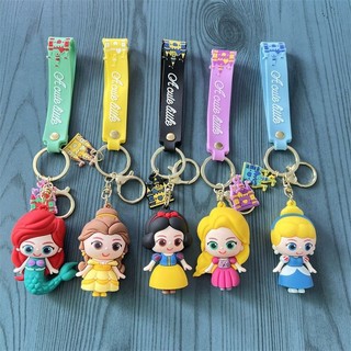Móc Chìa Khóa Mặt Dây Hoạt Hình Frozen Elsa Công Chúa, Melody, Purin Dễ Thương