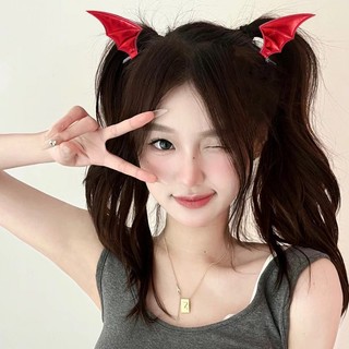 1-5 Cặp Kẹp Tóc Hình Cánh Dơi Nhiều Màu - Gothic Punk Devil Kẹp Tóc - Tiệc Halloween Cosplay Dress Up Barrettes