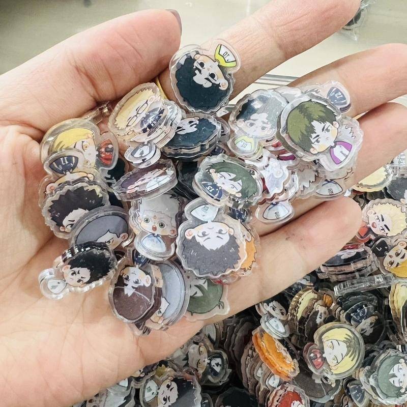 Haikyuu Dễ Thương Acrylic Quyến Rũ 1cm / 2cm Ốp Điện Thoại DIY Trang Trí Thủ Công Phụ Kiện