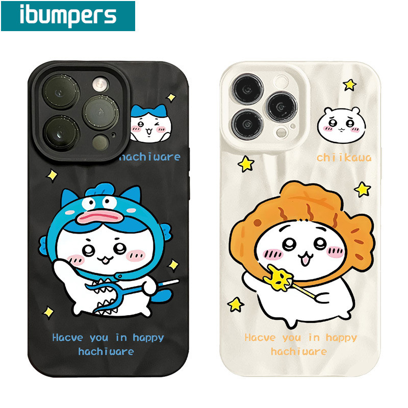 ibumpers Ốp Lưng iPhone Xinh Cute Taiyaki Chiikawa In Hình Ốp Điện Thoại Dày Dặn Silicon Mềm Chống Sốc Chống Bẩn Cho Iphone 15 14 12 13 11 Pro Max IP 7 8 Plus Iphon X XS XR