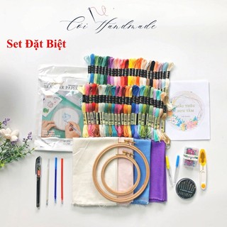 Set Thêu Cơ Bản Cho Những Bạn Mới Tập Thêu Thùa Handmade