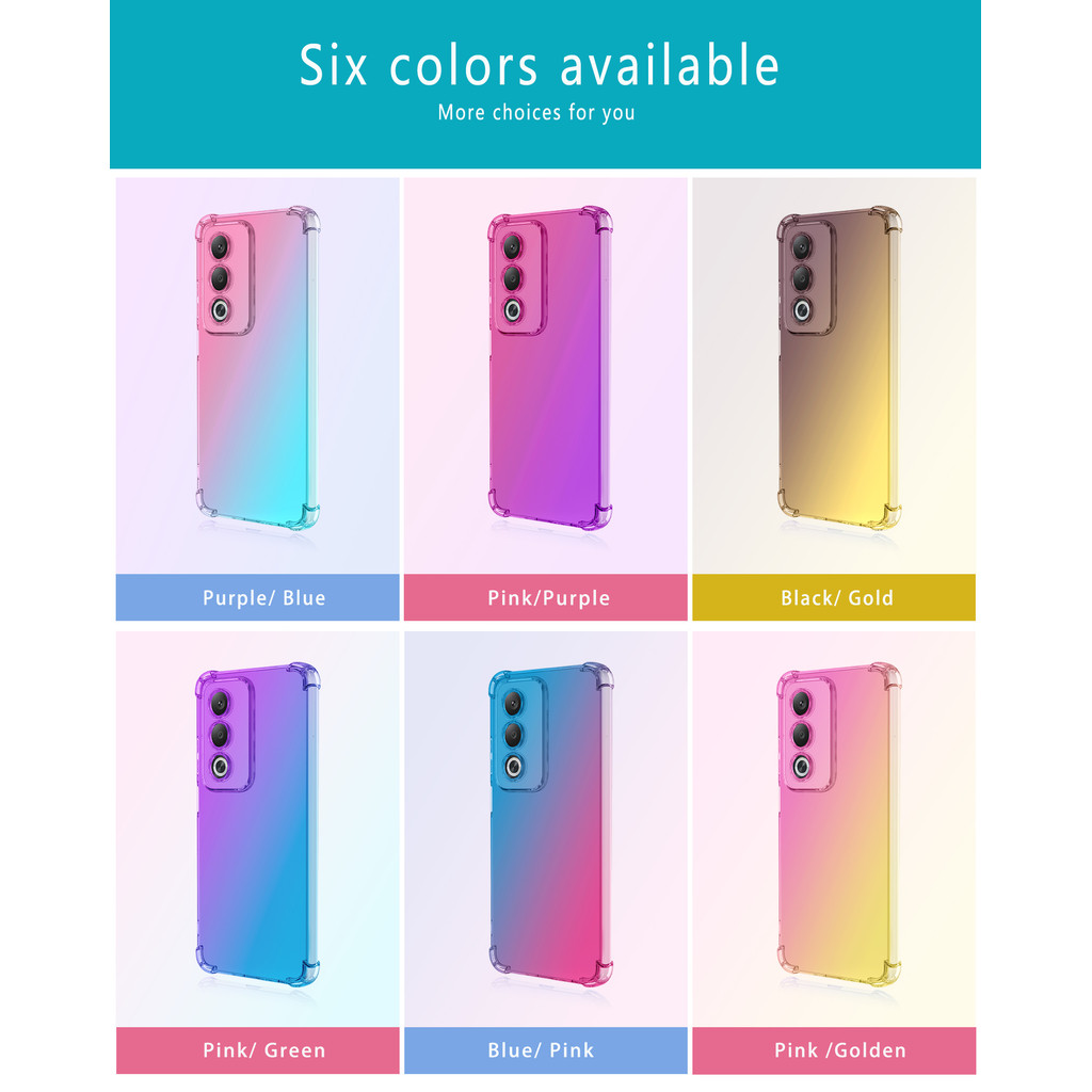 Ốp điện thoại di động chống rơi 3 trong 1 OPPO A3 Pro cho OPPO A80 A60 A3X Phim kính cường lực gốm và phim ống kính