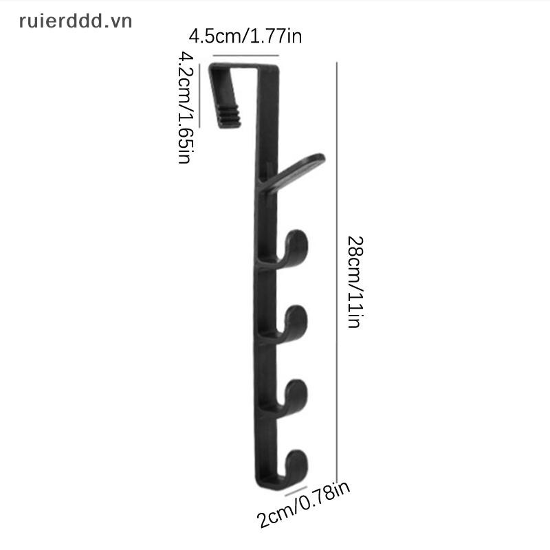 # MỚI # Fivesegment Móc Cửa Túi Đựng Khăn Tóc Liền Mạch Giá Đỡ Phòng Ngủ Nhà Tổ Chức Bảo Quản Bằng Nhựa Màu Nguyên Chất.