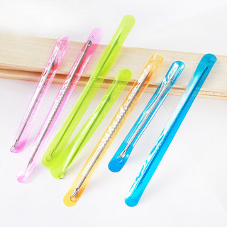 Que lấy nhân mụn 2 đầu bằng thép không gỉ, kim lấy mụn