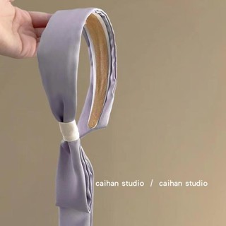 Pháp Streamer Một Mảnh Băng Đô Thiết Kế Niche Sữa Xanh Tóc Phụ Kiện Tóc