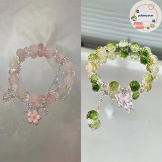 Pufangstar Ánh Sáng Ngọt Ngào sel Vòng Tay Nữ Bé Gái Thời Trang Giả Tưởng Đính Hạt Dây Đàn Hồi Vòng Tay Trang Sức Phụ Kiện Quà Tặng VN