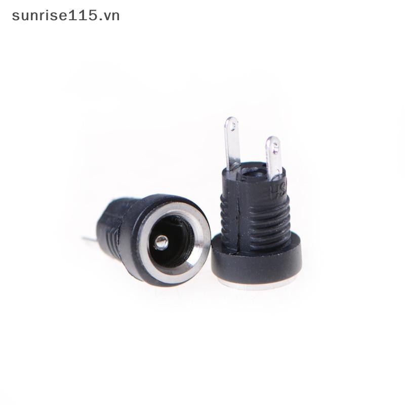 Srvn 10 Cái -022B Ổ Cắm Jack Cắm Nữ Bảng Điều Khiển Gắn Kết Nối 5.5 * 2.1mm.