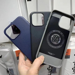 Ốp lưng từ tính SPG mới nhất IPhone 15 Pro Max 15 Plus 14 mẫu cắt kim cương không khí lỏng có vỏ chống sốc.