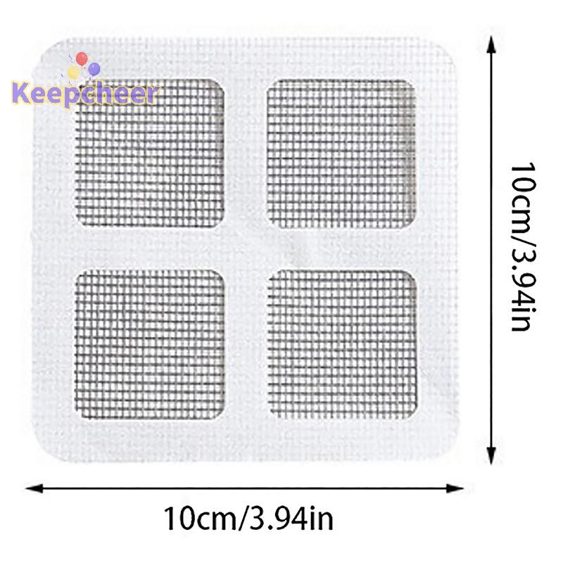 [Keepcheer] 1 / 10 Cái Miếng Dán Thoát Nước Sàn Dùng Một Lần Tắm Thoát Nước Tóc Bắt Nắp Bồn Rửa Lọc Tóc Lọc Lưới Lọc Miếng Dán [Mới]