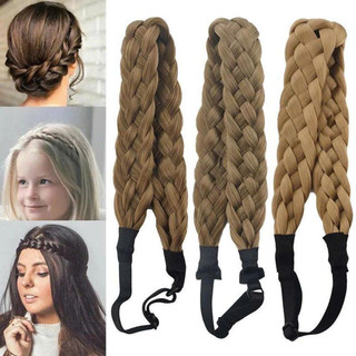 Băng Đô Thắt Bính Co Giãn, Dây Buộc Tóc Bện Bohemian Đội Đầu Thời Trang HaminStore