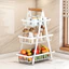Kệ Đựng Đồ Nhà Bếp Đa Năng 3 Tầng, Giỏ Đựng Gia Vị, Trái Cây, Decor Đa Năng Thép Cacbon Cao Cấp
