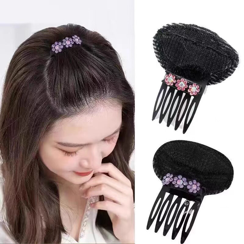 Bọt biển kẹp tóc vô hình - Đế khối lượng puff, đệm tóc bun cho nữ