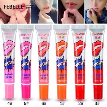 Mặt nạ lột không thấm nước Tint Pack Tatto Lip Gloss Trang điểm Son môi lâu trôi