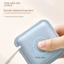 NOTE1 Băng đo nút nhấn, Dụng cụ đo cơ thể Mini Đo băng vuông, Băng có thể thu vào PU đa chức năng