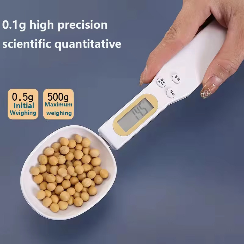 Cân Nhà Bếp Cân Thìa Kỹ Thuật Số Cân Thìa Đo Trọng Lượng 500g / 0.1g Mini Nhà Bếp Trọng Lượng Dụng Cụ Cho Sữa Cà Phê Đường