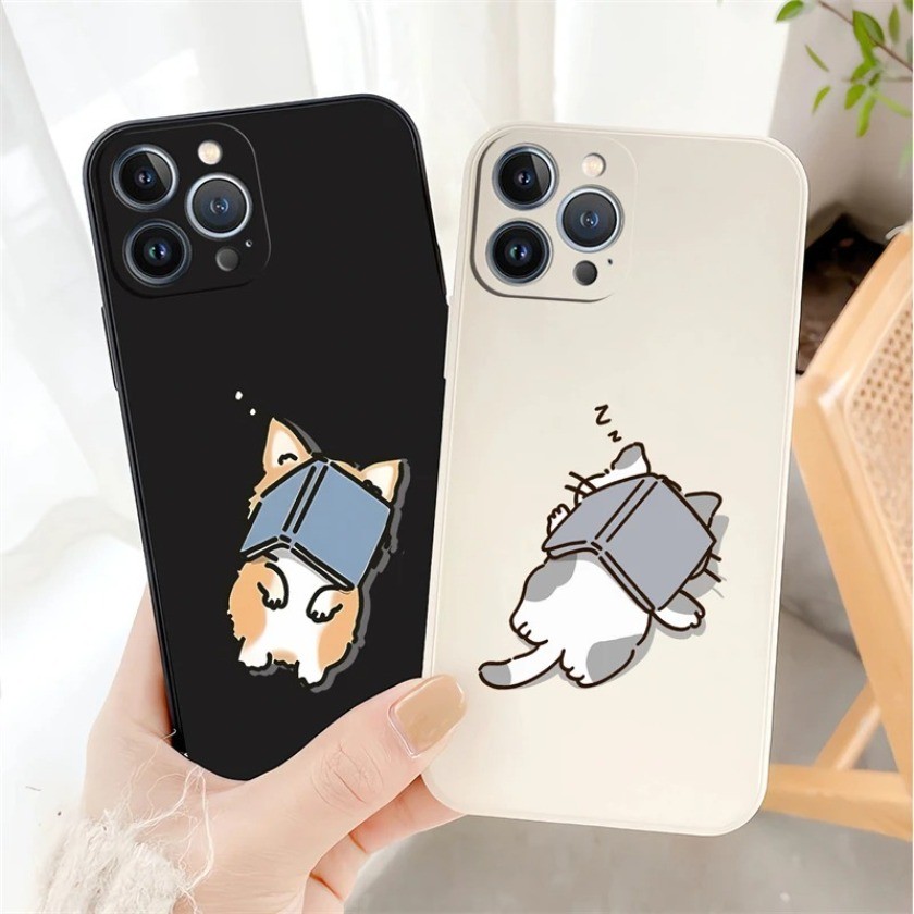 Ốp Điện Thoại Họa Tiết Mèo Ngáy Cho Xiaomi 14T 11T 10T 9T Pro 11 Lite 5G NE Poco X7 Pro F7 Pro M7 Pro Ốp lưng TPU Mềm Chống Sốc