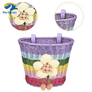 Giỏ xe đạp mini Perfeclan cho trẻ em, tay cầm và lưu trữ tiện lợi
