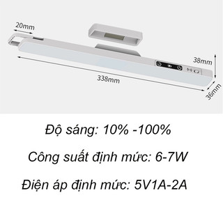 Đèn LED Học Sinh Chống Mỏi Mắt,  Dán Tường Nam Châm, Tiết Kiệm Điện, điều khiển từ xa & Sờ