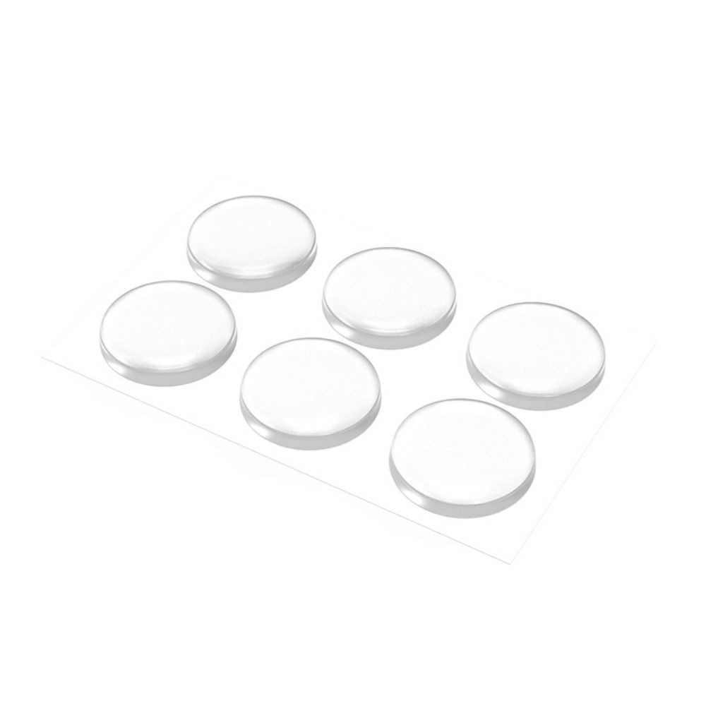 Nút chặn cửa JIGK 1 / 6 CÁI, Nút chặn cửa chống sốc bằng silicon, Nội thất tắt tiếng thực tế Bảo vệ tường tự dính tại nhà