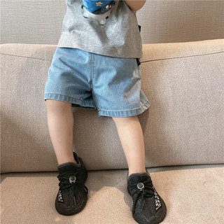 Quần short denim mỏng cho bé trai mùa hè