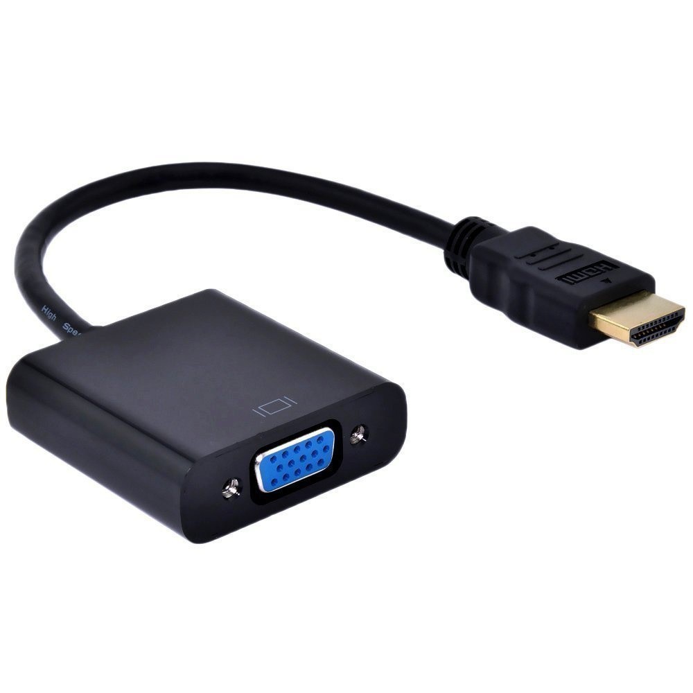 Cáp HDMI to VGA – Chuyển Tín Hiệu Hình Ảnh Từ Laptop, PC Sang Màn Hình VGA