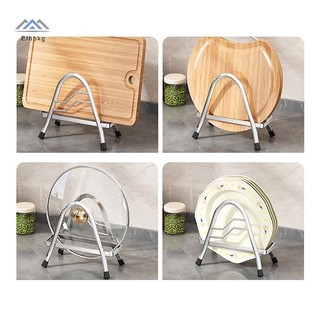 ELBBKG Tấm Tổ Chức Giá Thép Không Gỉ Nắp Nồi Thớt Giá Để Đồ Đa Năng Hạng Nặng Hiện Đại Giá Để Đồ Cho Nhà Bếp Mới