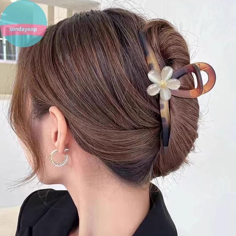 Sund Thời Trang Kẹp Hoa Cho Mũ Kẹp Tóc Tính Khí Chảo Kẹp Tóc VN