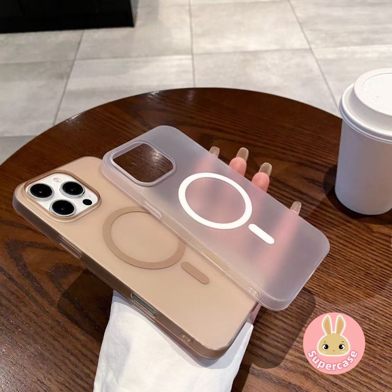 Ốp Điện Thoại Từ Tính Sương Mù Băng Cho OnePlus 13T 13R 13 12R 12 11R 10R 9 9R 9RT 8 8T 7 7T 6T Pro 5G 4G Vỏ PC Cứng Mờ Trong Suốt Đơn Giản Bao Gồm Tất Cả Vỏ Chống Rơi