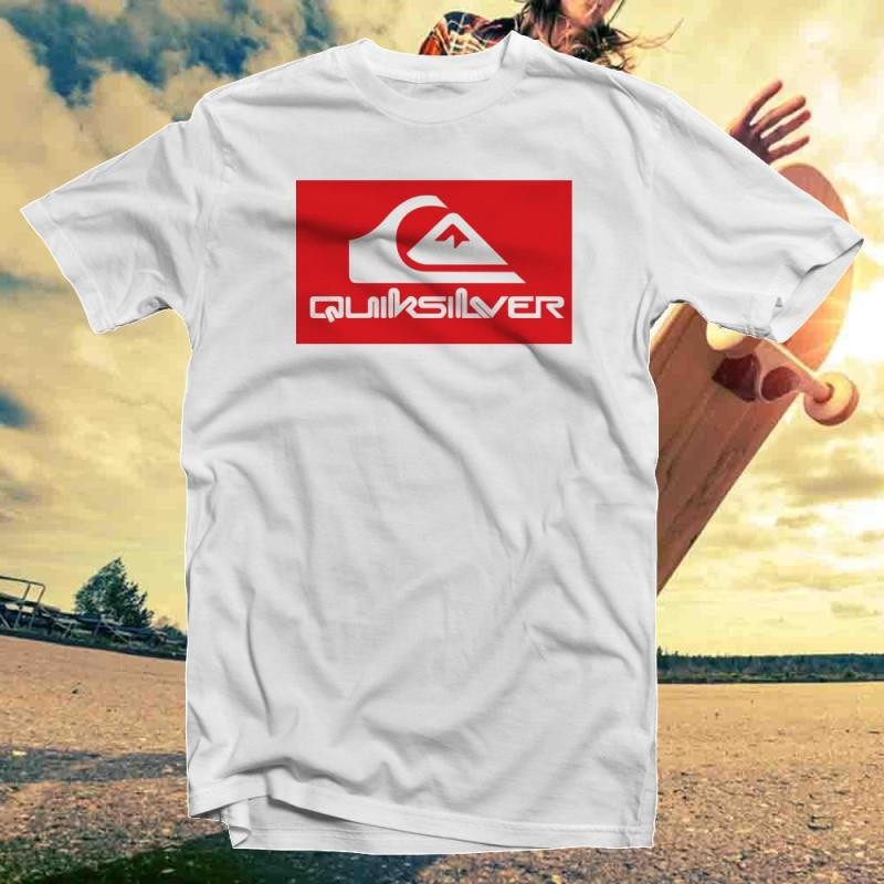 Thương hiệu áo thun Logo Quicksilver Comfy dành cho nam và nữ | Áo sơ mi ván trượt | Bản in mới và chất lượng