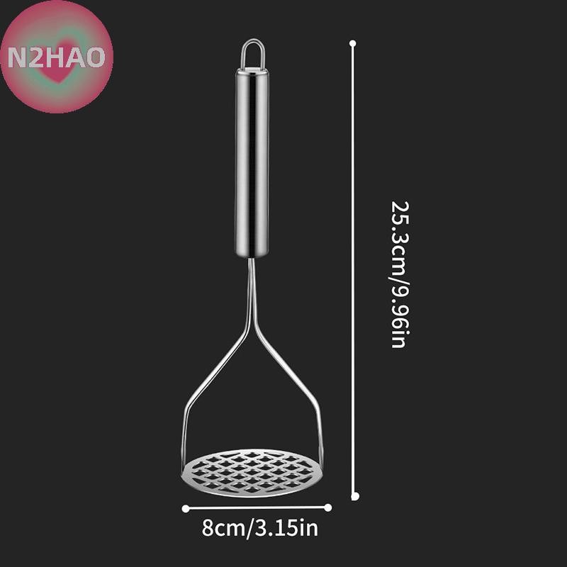 N2HAO Tiện Ích Nhà Bếp Sáng Tạo Bùn Báo Chí Masher Puree Máy Làm Nước ép Khoai Tây Inox Máy Nghiền Đẩy Dụng Cụ Trái Cây Cocina Cozinha n