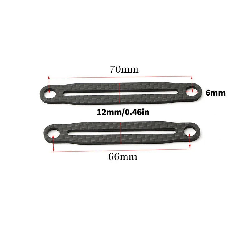 Vỏ xe bằng sợi Carbon Phụ kiện gia cố trụ cột thân xe Tamiya TT02 XV02 XV01 RC Car