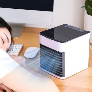 Quạt điều hòa mini để bàn nhỏ gọn, điều hòa hơi nước siêu mát tiện dụng.