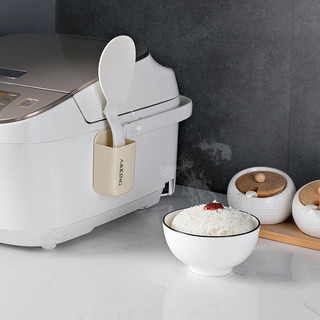 Nhà Bếp Thìa Cơm Giá Hộ Gia Đình Nồi Cơm Thìa Canh Dán Móc Treo Xẻng Cơm Giá Treo Tường Sáng Tạo Giá Để Đồ