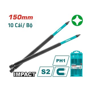 Mũi bắn vít PH2x150mm (có nam châm hít) Total