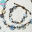 Vòng tay gốm boho ngôi sao cá đính hạt, phù hợp ngày lễ