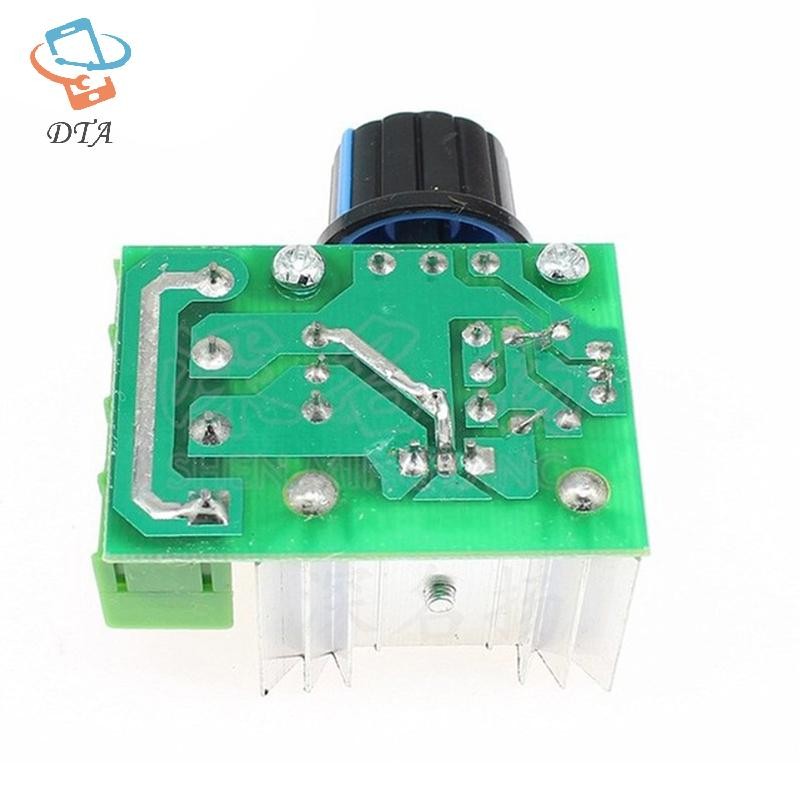 [DTA] Bộ điều chỉnh điện áp AC 220V 2000W SCR Bộ điều chỉnh độ mờ Bộ điều khiển tốc độ động cơ VN