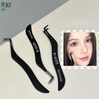 Thép không gỉ Slanted Eye Brow Kẹp Lông Mi Nối Dài Tẩy Lông Nhíp Cho Lông Mi Ghép Hoặc Perming Lông Mi
