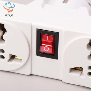 [DTA] Ổ cắm mở rộng đa năng UK EU 10A 250V Ổ cắm điện treo tường di động Bộ chuyển đổi phích cắm Châu Âu Anh Ổ cắm chuyển đổi với VN