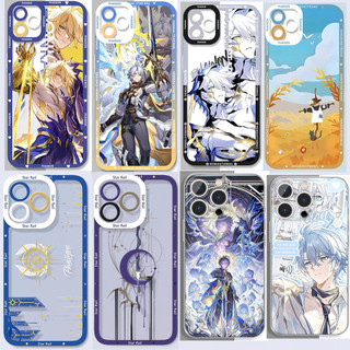 Honkai Star Rail Phainon Caing Cho Iphone 11 12 13 14 15 16 Pro Max XR XS Max Case Covera Mềm Trong Suốt Thiết Kế Mới Họa Tiết Silicon Mắt Thiên Thần Vuông Trong Suốt