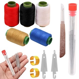 NEATNOOK Bộ dụng cụ sửa chữa may vá đa năng 31/34/37 chi tiết, dễ cầm tay, kèm kim trên cùng, dùng cho DIY