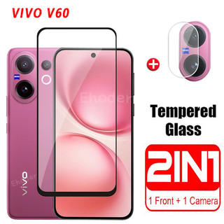 Kính Cường Lực Cho VIVO V60 Lite 4G 5G 2025 Bảo Vệ Màn Hình Full Cover Phim Bảo Vệ Điện Thoại Cho VIVOV60 V 60 V2511 V60Lite Ống Kính Máy Ảnh