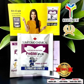 GA3 Tím ProGibb 40% SG (Gói 2.5g) Sumitomo - Hàng Chuẩn Mỹ (OMRI), Kích Thích Ra Hoa,