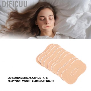 Dificuu Dificuu Sleep Mouth Mouth Tape Fabric Fabric Breathe Tháo ngáy Ngủ Ngăn ngừa Bệnh hô hấp Trẻ em Dải ngủ 50 PC cho đêm (màu da)